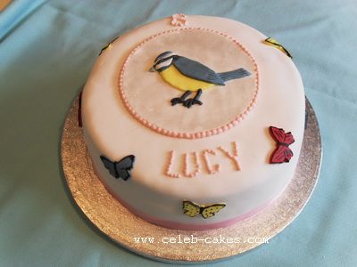 Bird birthday cake