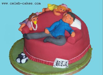 Sofa birthday cake